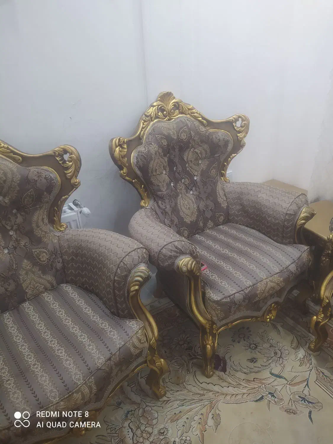 مبل سلطنتی چوب راش بهترین جنس|مبلمان خانگی و میز عسلی|سنندج, |دیوار
