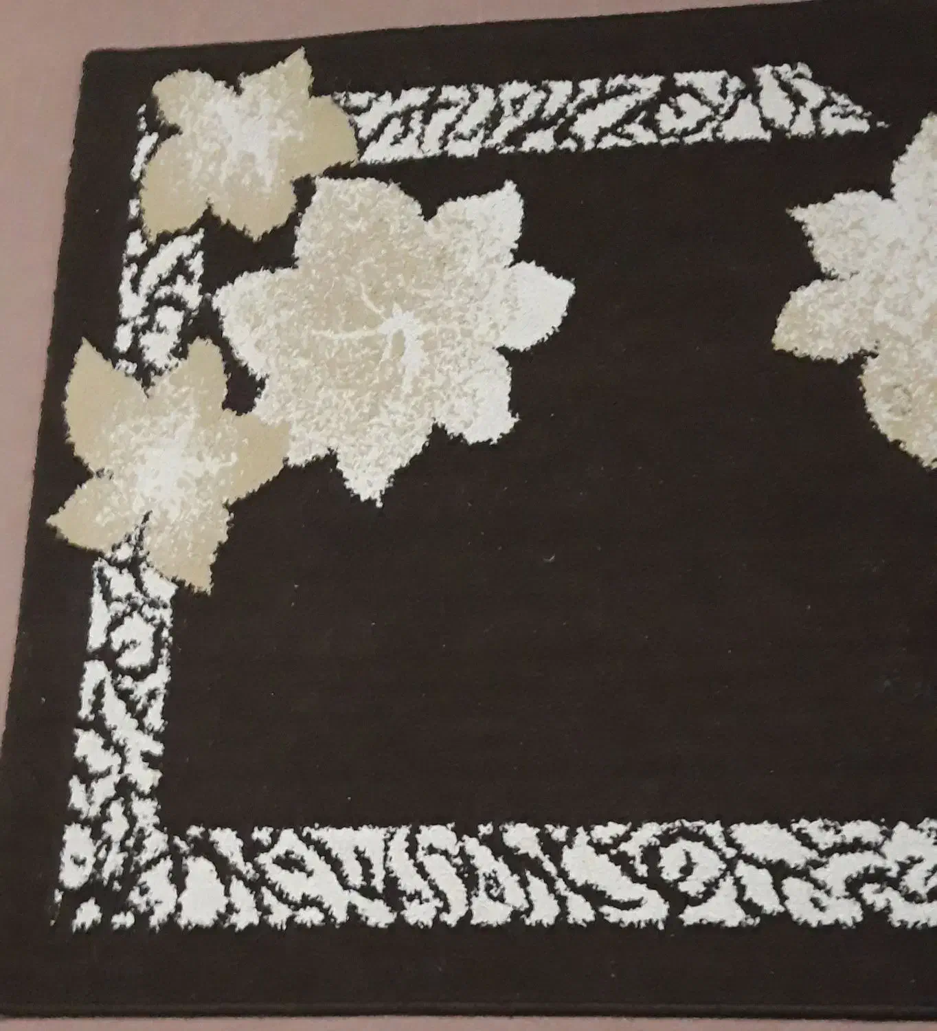 ۲ عدد گلیم فرش مستطیل و گرد|گلیم، جاجیم، گبه|بیجار, |دیوار