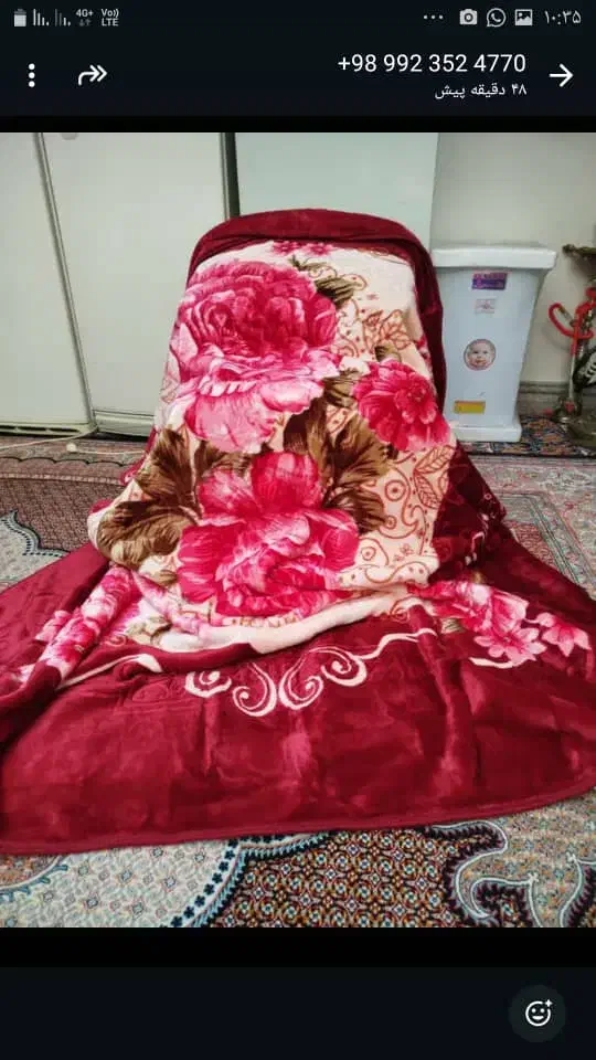 پتو های جهیزیه وخانگی|رختخواب، بالش، پتو|دلیجان, |دیوار