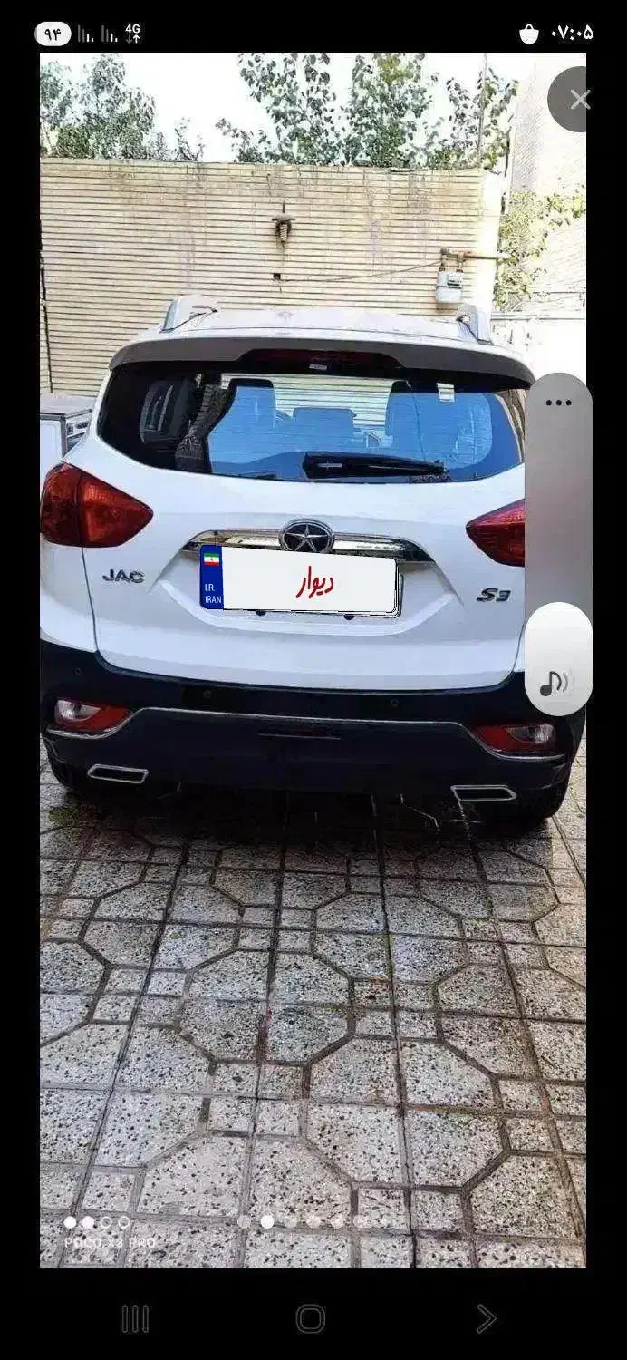 جکs3 مدل۱۴۰۳ در حد صفر خانگی نقد یا معاوضه|خودرو سواری و وانت|اصفهان, بیدآباد|دیوار