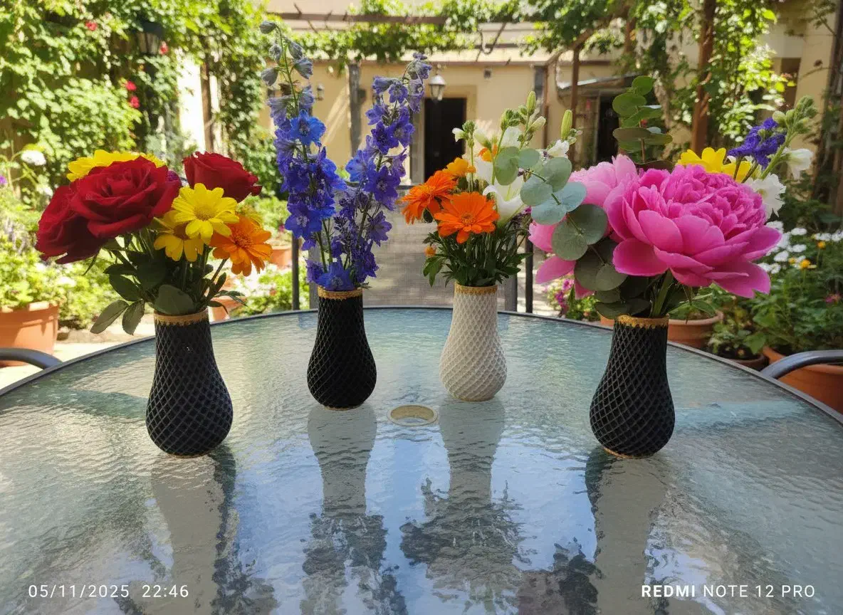 گلدونای 12 سانتی|گل و گیاه طبیعی|یزد, |دیوار