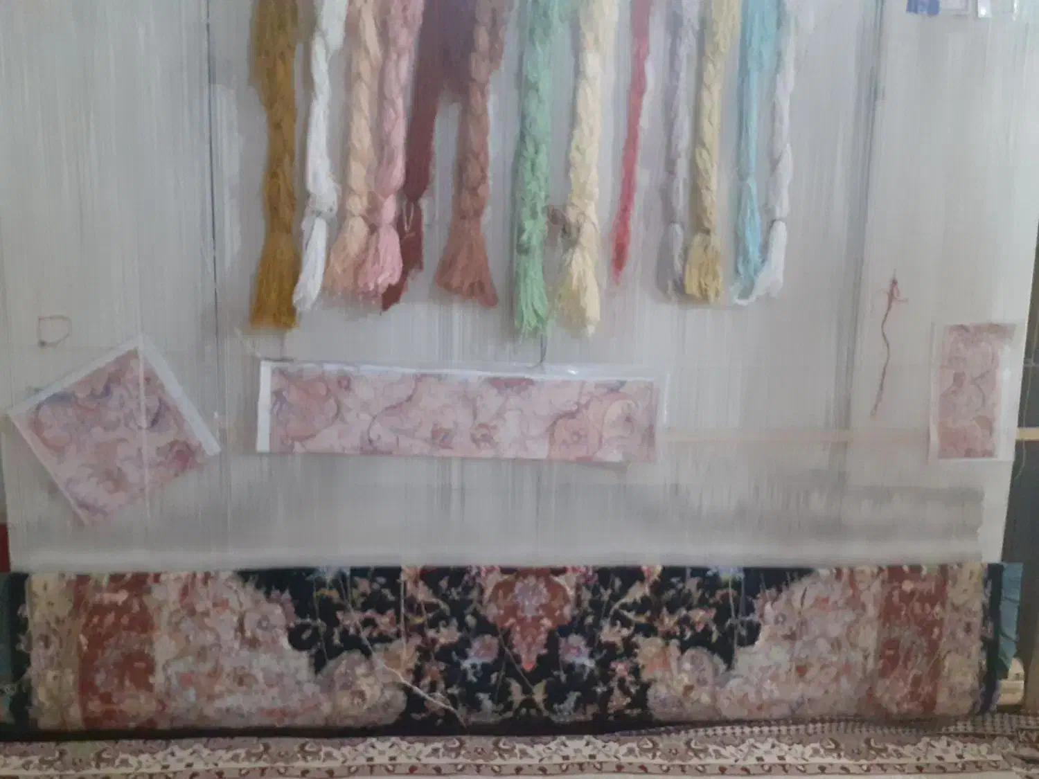 فرش نقشه ابریشم اولیا|فرش|مرند, |دیوار