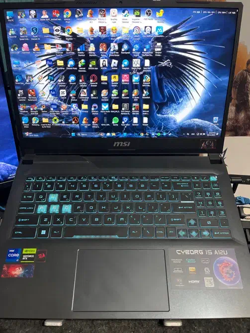 لپتاپ گیمینگ MSI CYBORG 15 A12UDX|رایانه همراه|تهران, بریانک|دیوار
