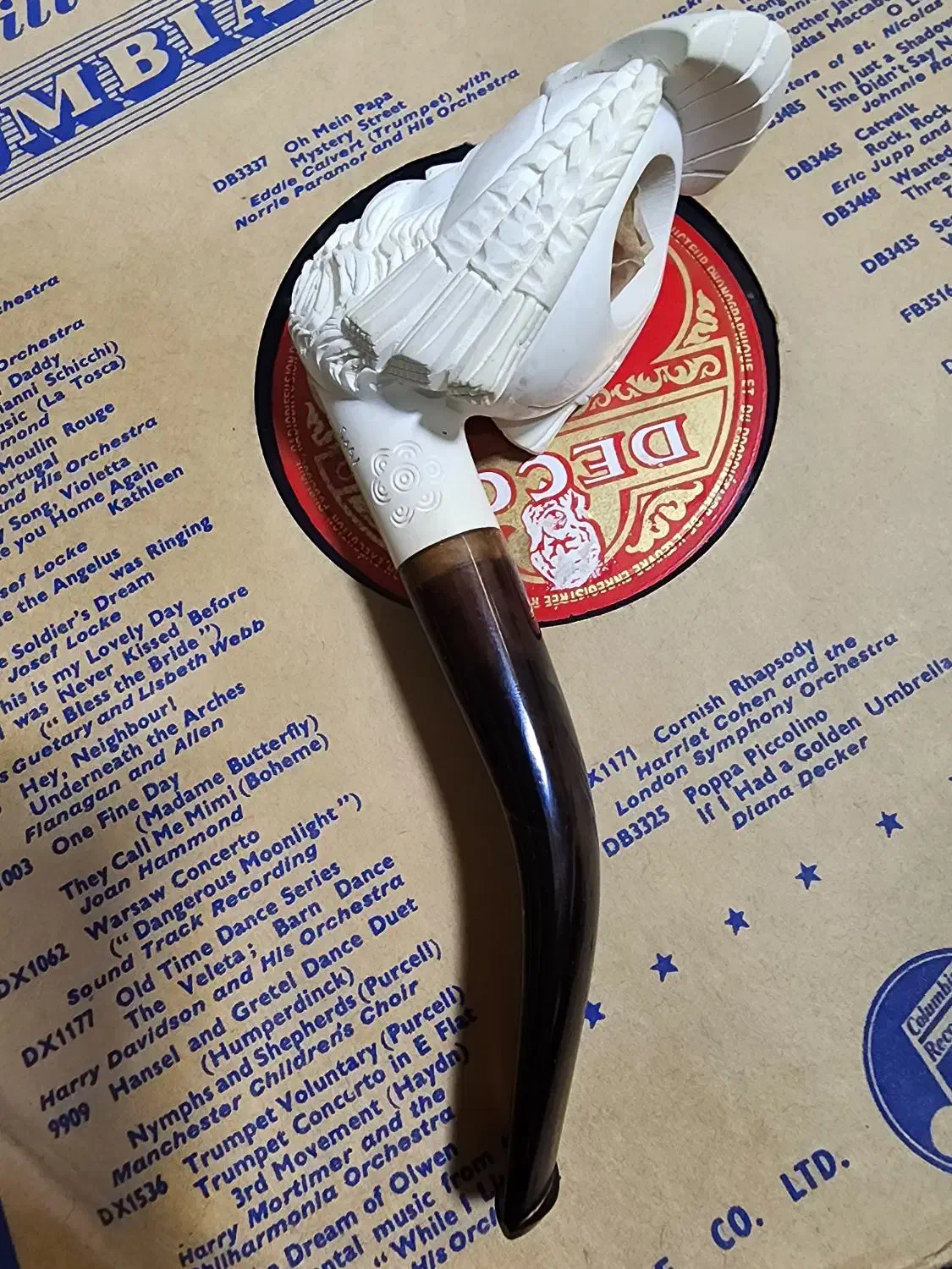 انتیک پیپ چوب سیگار آلمانی قدیمی|کلکسیون اشیاء عتیقه|سنندج, |دیوار