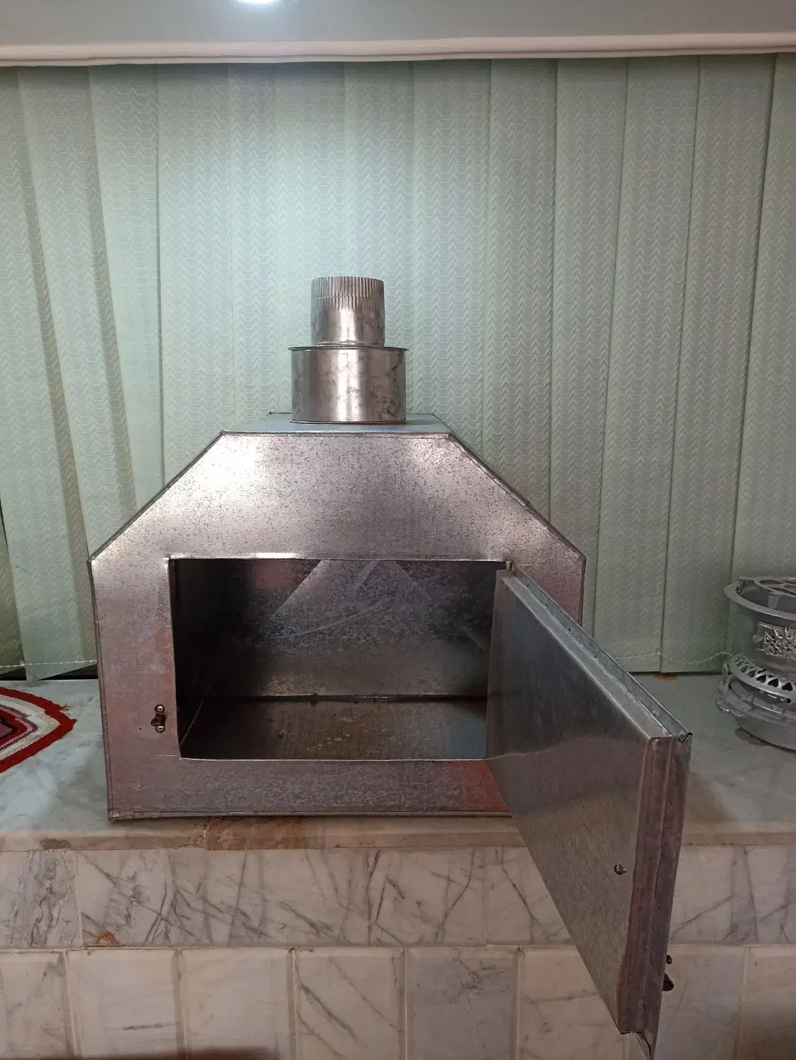 بخاری هیزمی نو|بخاری، هیتر، شومینه|تربت‌حیدریه, نواب صفوی|دیوار