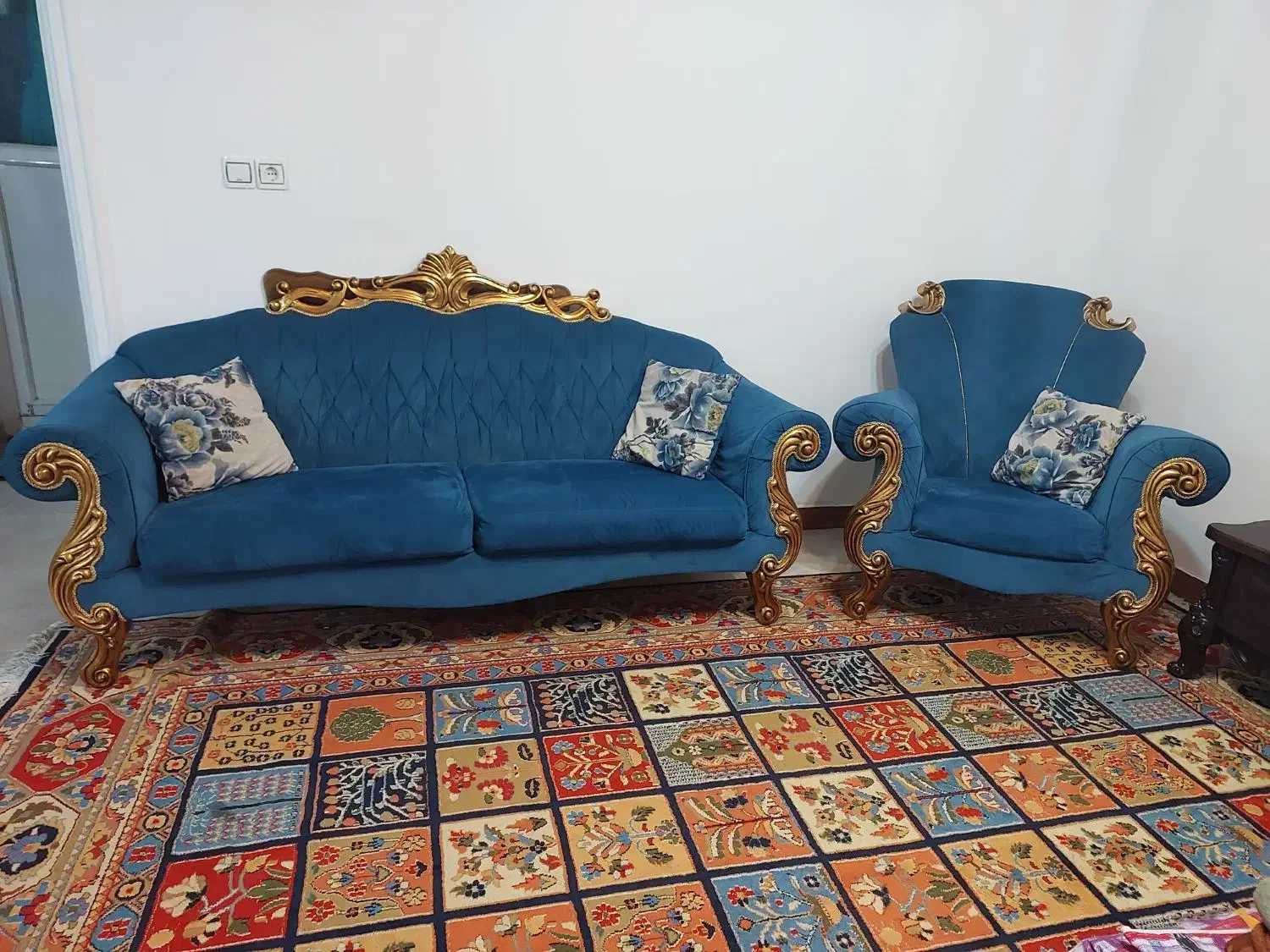 مبل ۷ نفره|مبلمان خانگی و میز عسلی|لاهیجان, گلستان|دیوار