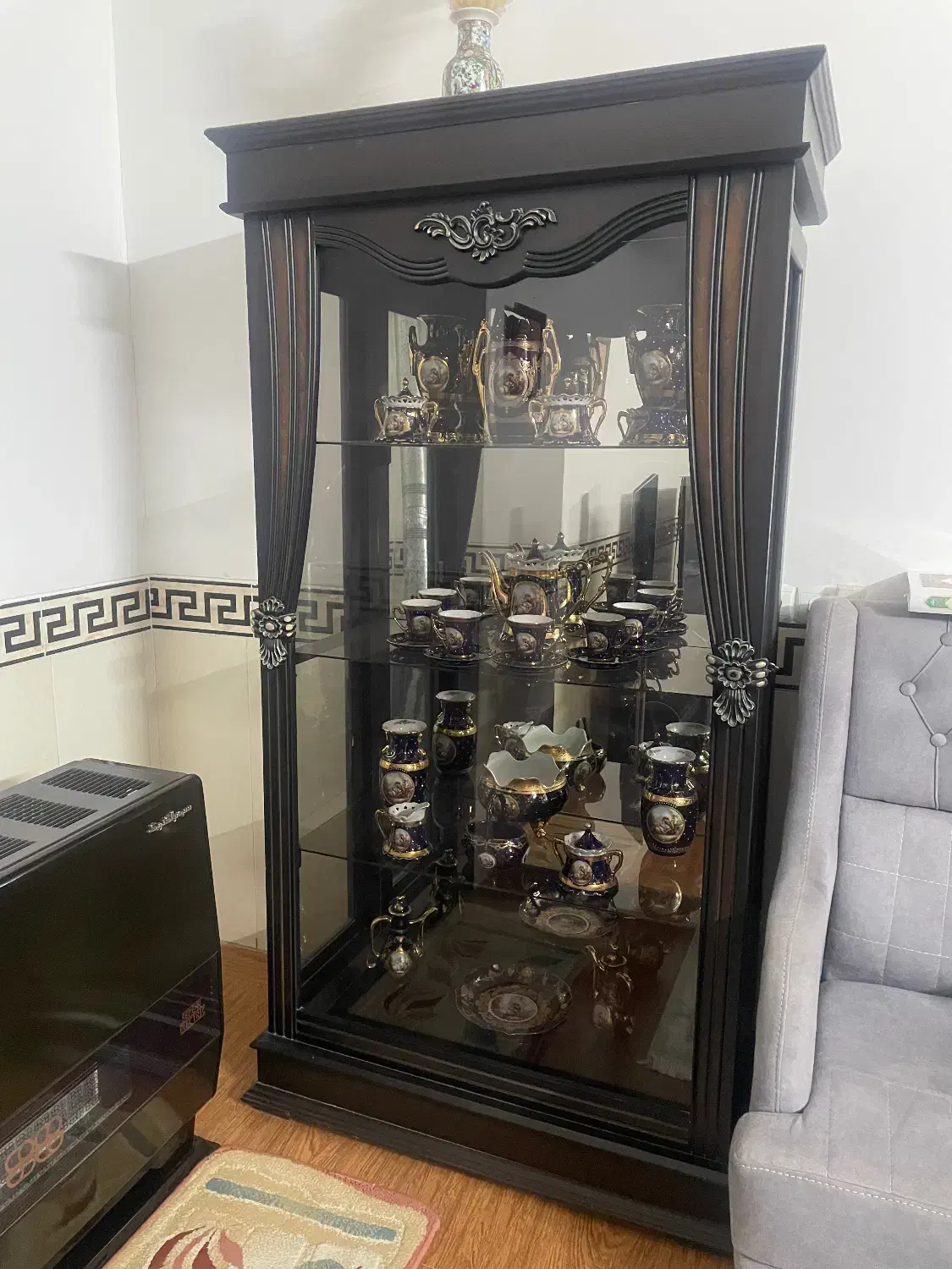 بوفه چوبی|بوفه، ویترین، کنسول|یزد, |دیوار