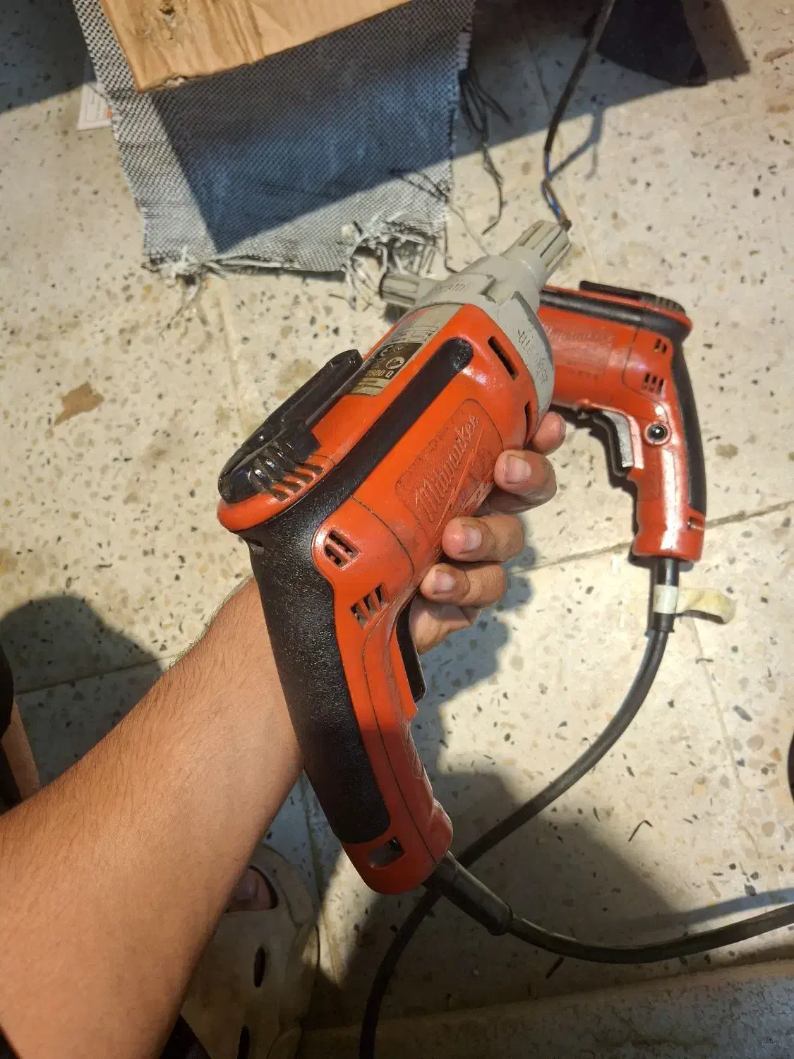 دریل پیچ بند(اسکروگان) میلواکی اصل آمریکا استوک|ابزارآلات|ریگ, |دیوار