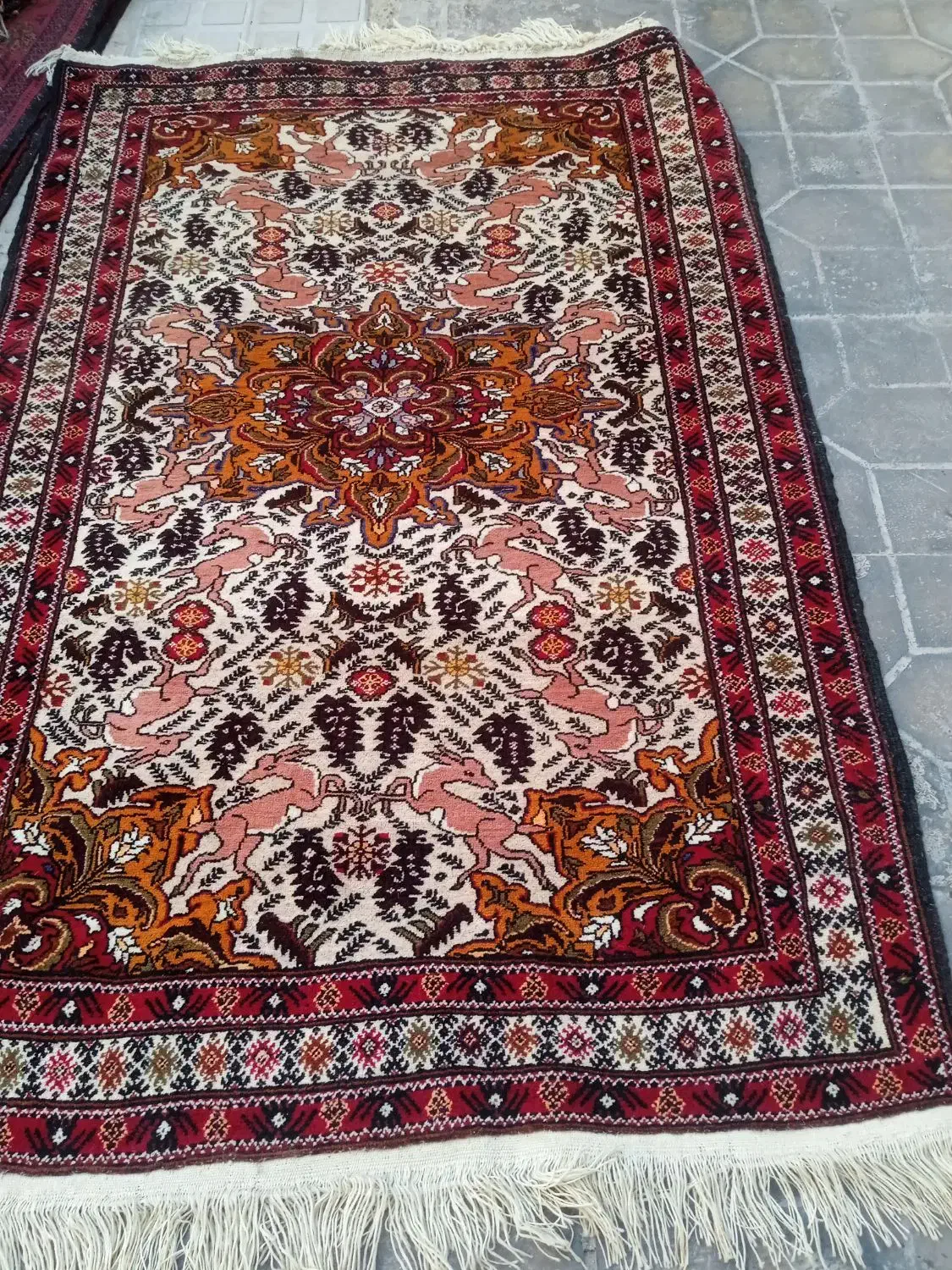 قالیچه دستباف نو|فرش|تربت‌حیدریه, مظفریه|دیوار