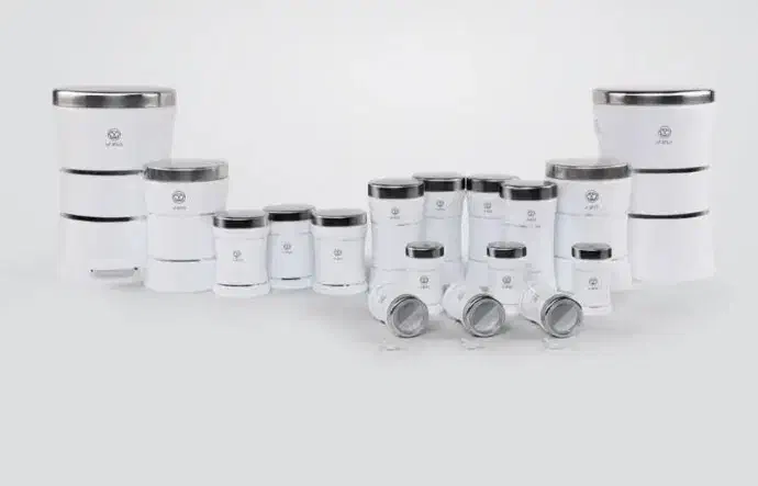 اورانوس سفید نقره ای صحیح سالم|ظروف نگهدارنده، پلاستیکی، یک‌بارمصرف|نسیم‌شهر, |دیوار