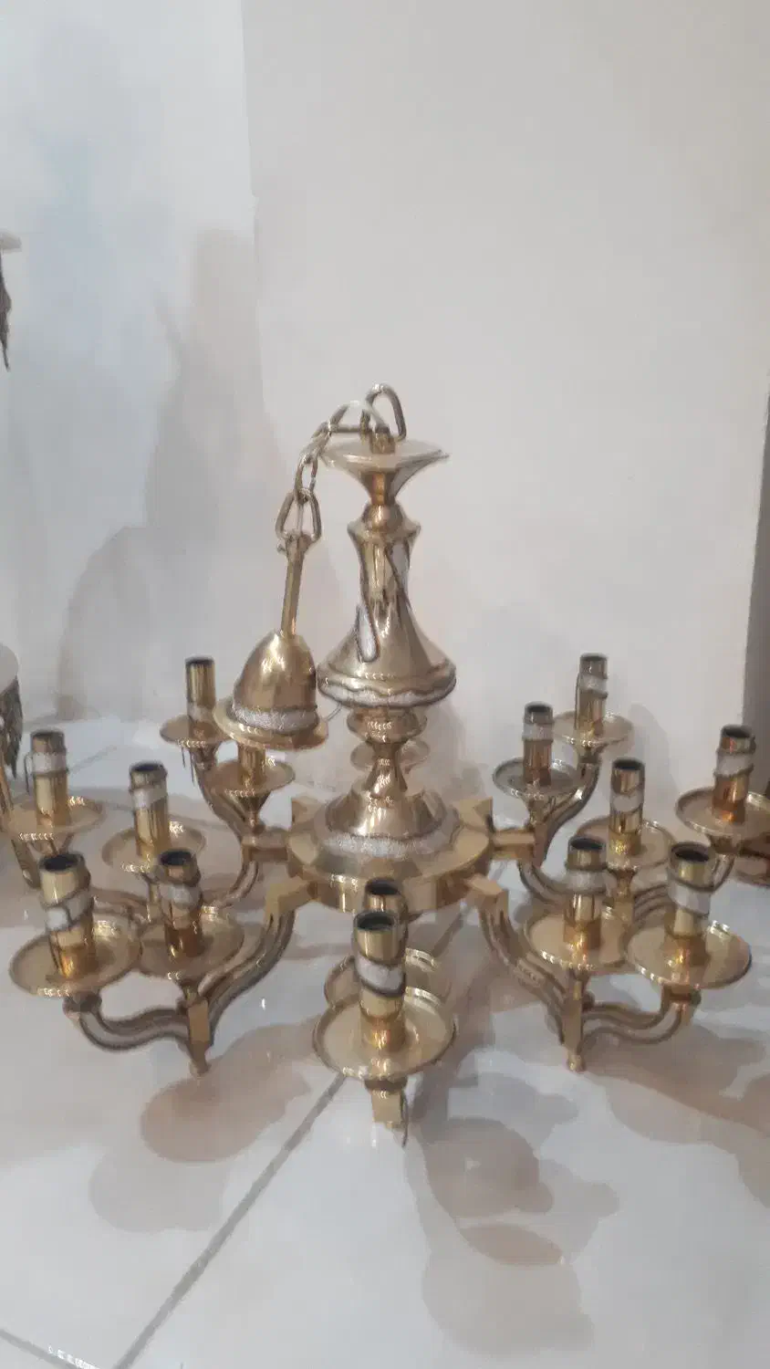 لوستر ۱۶ شاخه|لوستر و چراغ آویز|کرمانشاه, |دیوار