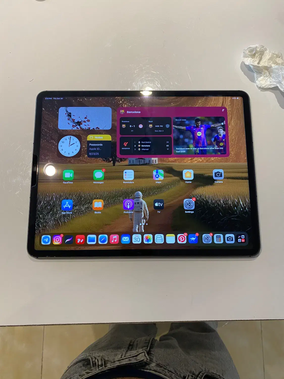 آیپد پرو ۱۲/۹ m1 حافظه ۱۲۸ سیم کارت خور|تبلت|کرج, شاهین‌ویلا|دیوار