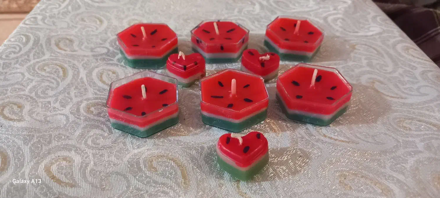 شمع یلدای وولنتایین بسیار زیبا|صنایع دستی و سایر لوازم تزئینی|گرگان, |دیوار