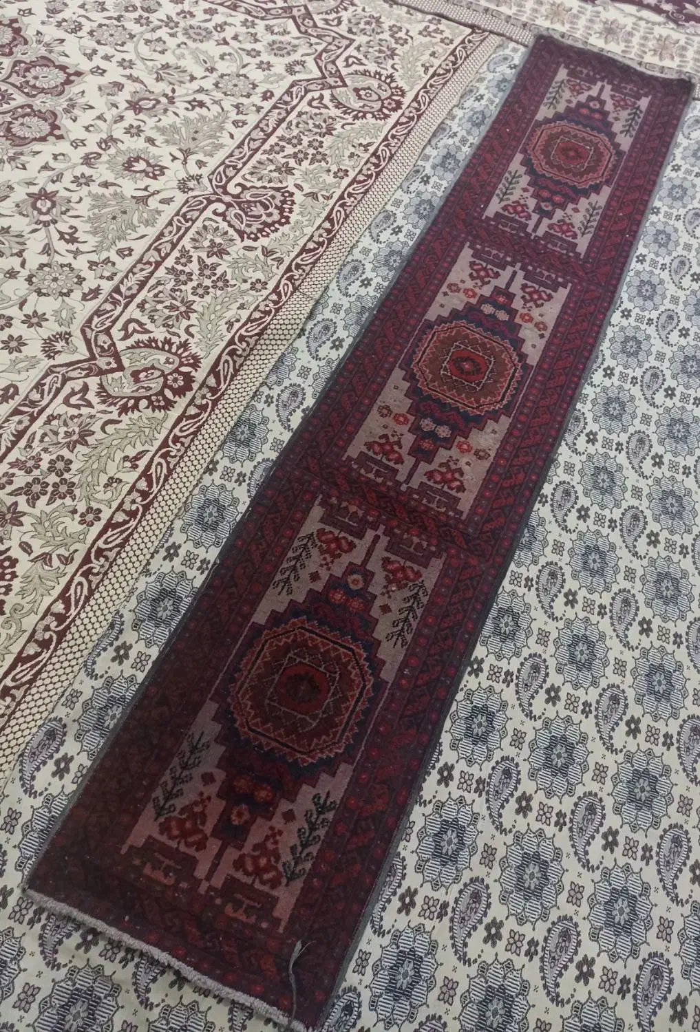 فرش کناره دستبافت لاکی|فرش|گلستان (تهران), |دیوار