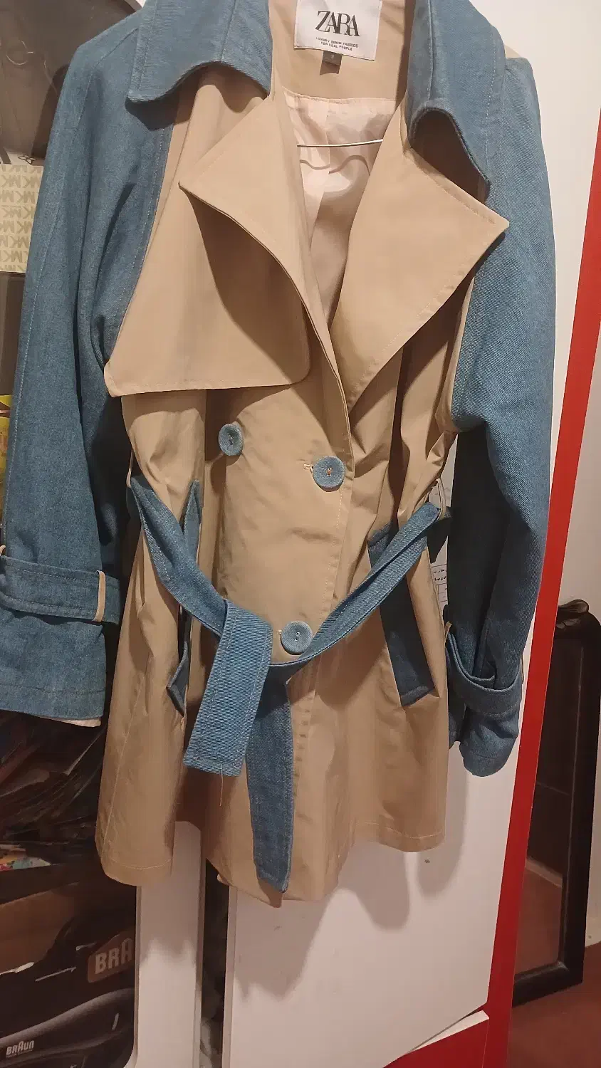 بارانی سایز ۴۲ در حد نو ۶۰۰۰۰۰|لباس|میانه, |دیوار