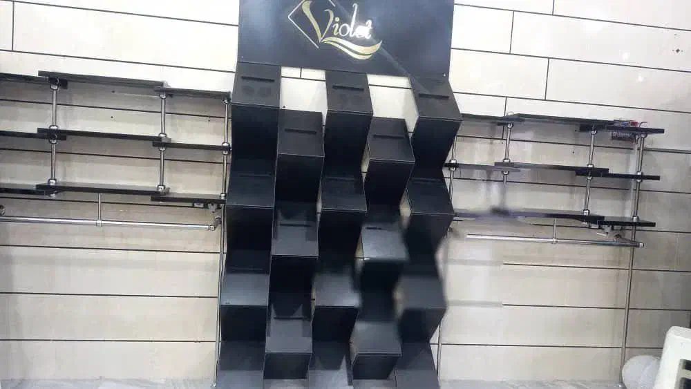 قفسه بوتیکی|کتابخانه، شلف، قفسههای دیواری|قروه, |دیوار