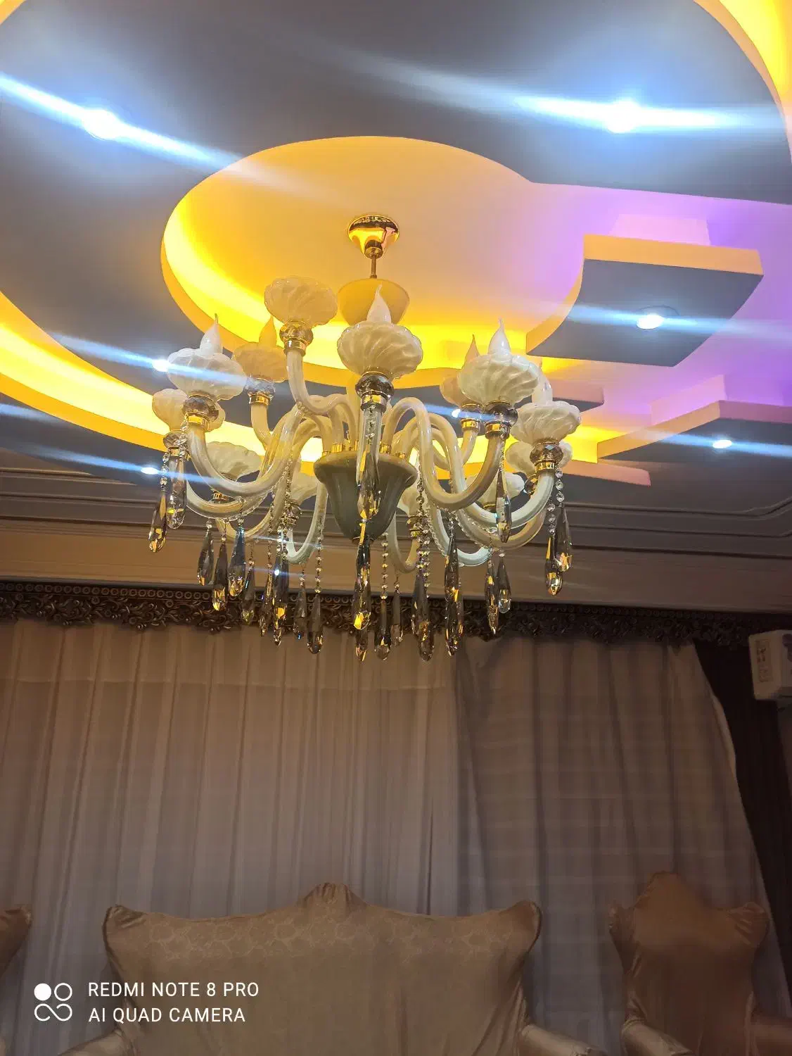 لوستر بسیار شیک ۱۵ شاخه|لوستر و چراغ آویز|سهند, |دیوار