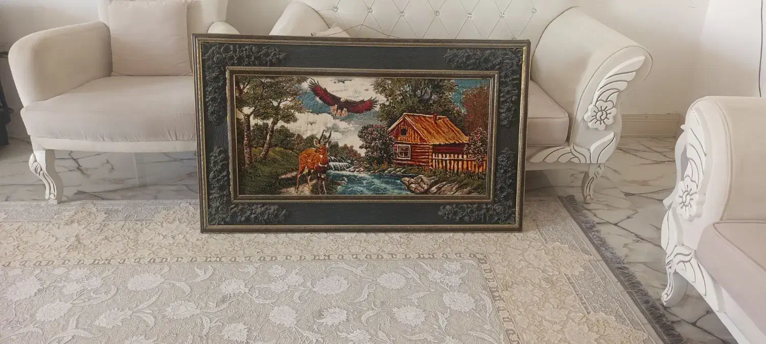 تابلو فرش ماشینی|تابلو فرش|کرمانشاه, |دیوار