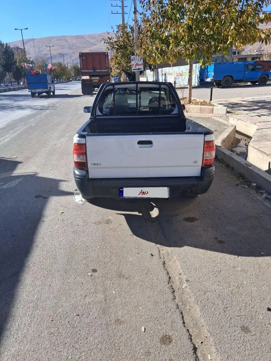 وانت پراید مدل ۴۰۱ بدون رنگ درحد نو بفروش میرسه|خودرو سواری و وانت|خانمیرزا, |دیوار
