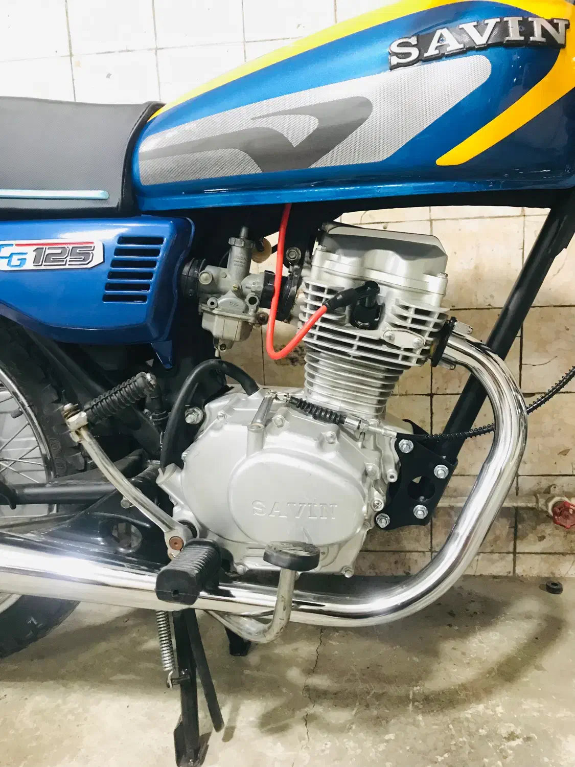 ساوین ۱۲۵ مزایده|موتورسیکلت|گنبد کاووس, |دیوار