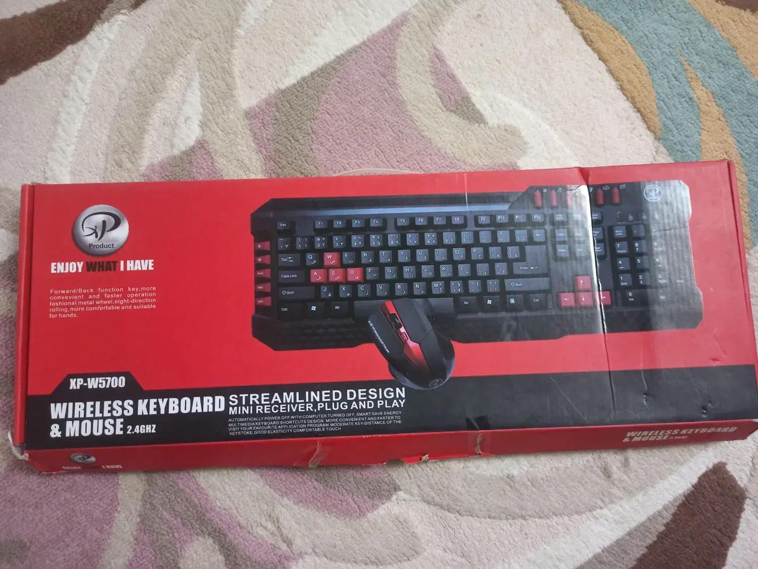 صفحه کلید بیسیم همراه موس|قطعات و لوازم جانبی رایانه|اسلام‌شهر, شهرک قائمیه|دیوار