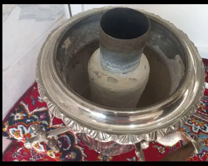 سماور  قدیمی گازسوز|سماور، چای‌ساز، قهوه‌ساز|قم, شاه ابراهیم|دیوار