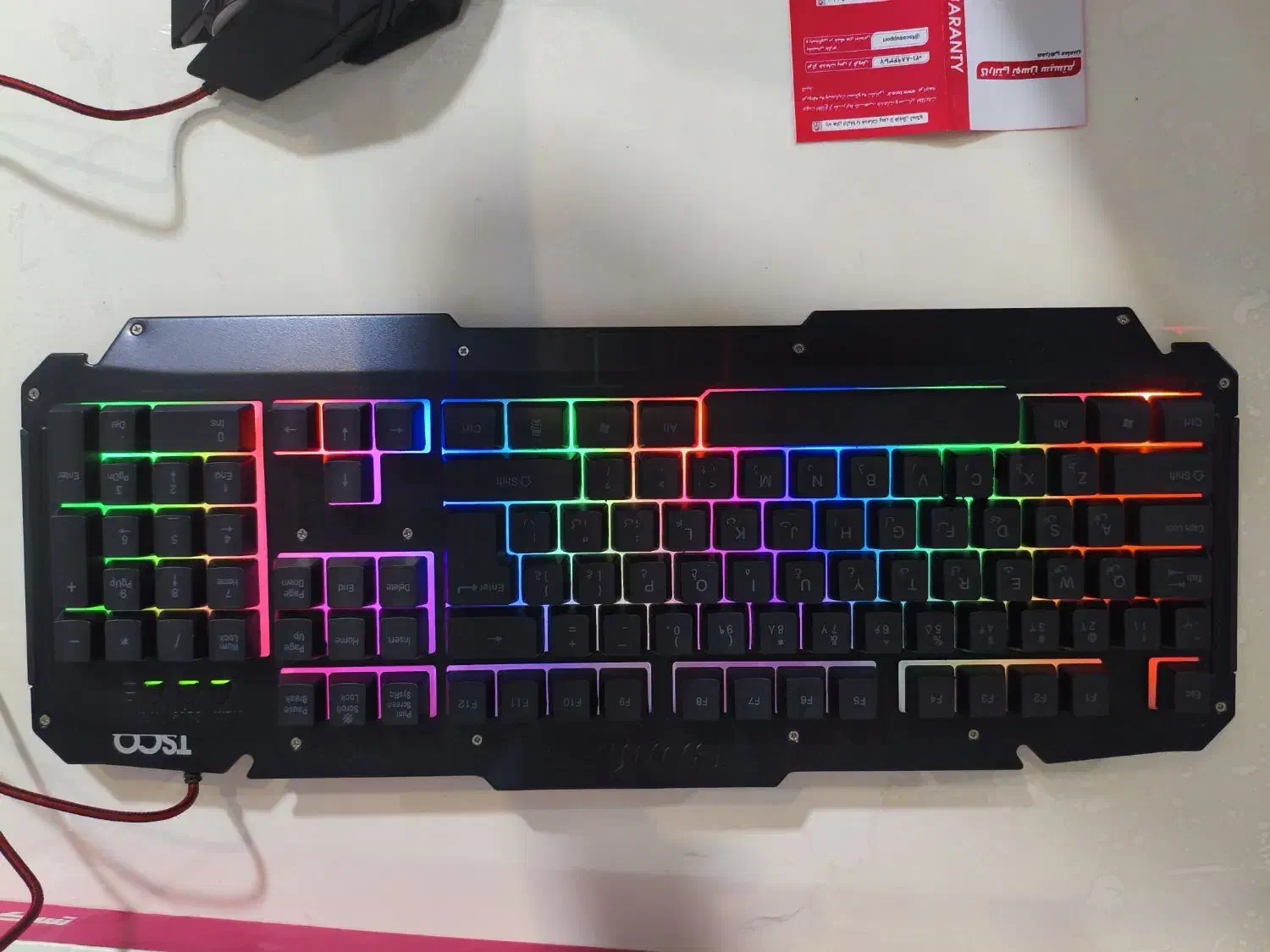 کیبورد RGB گیمینگ تسکو مدل TKM 8133|قطعات و لوازم جانبی رایانه|رودهن, |دیوار