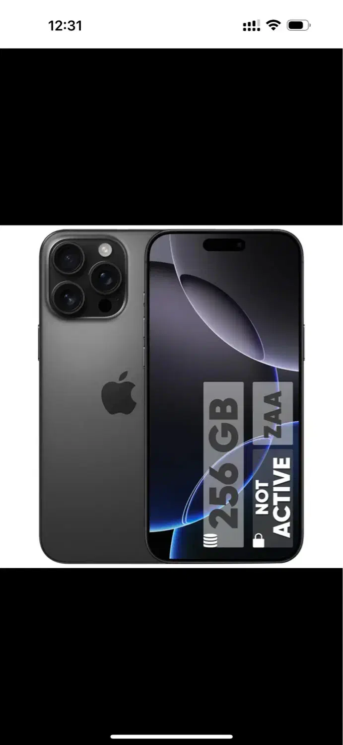 Iphone 16 pro max 256 zaa دوسیم|موبایل|تهران, تهرانسر شمالی|دیوار