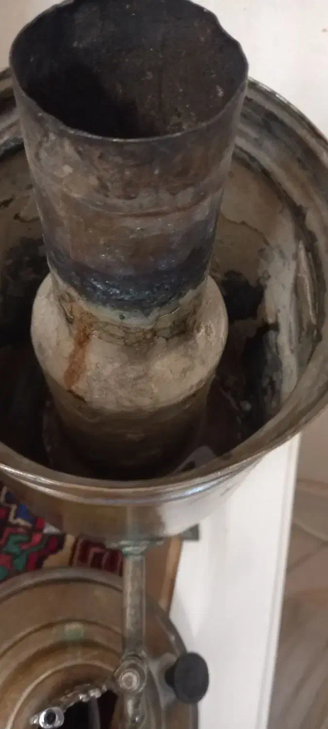 سماور زغالی قدیمی|کلکسیون اشیاء عتیقه|مشهد, نیروی هوایی|دیوار