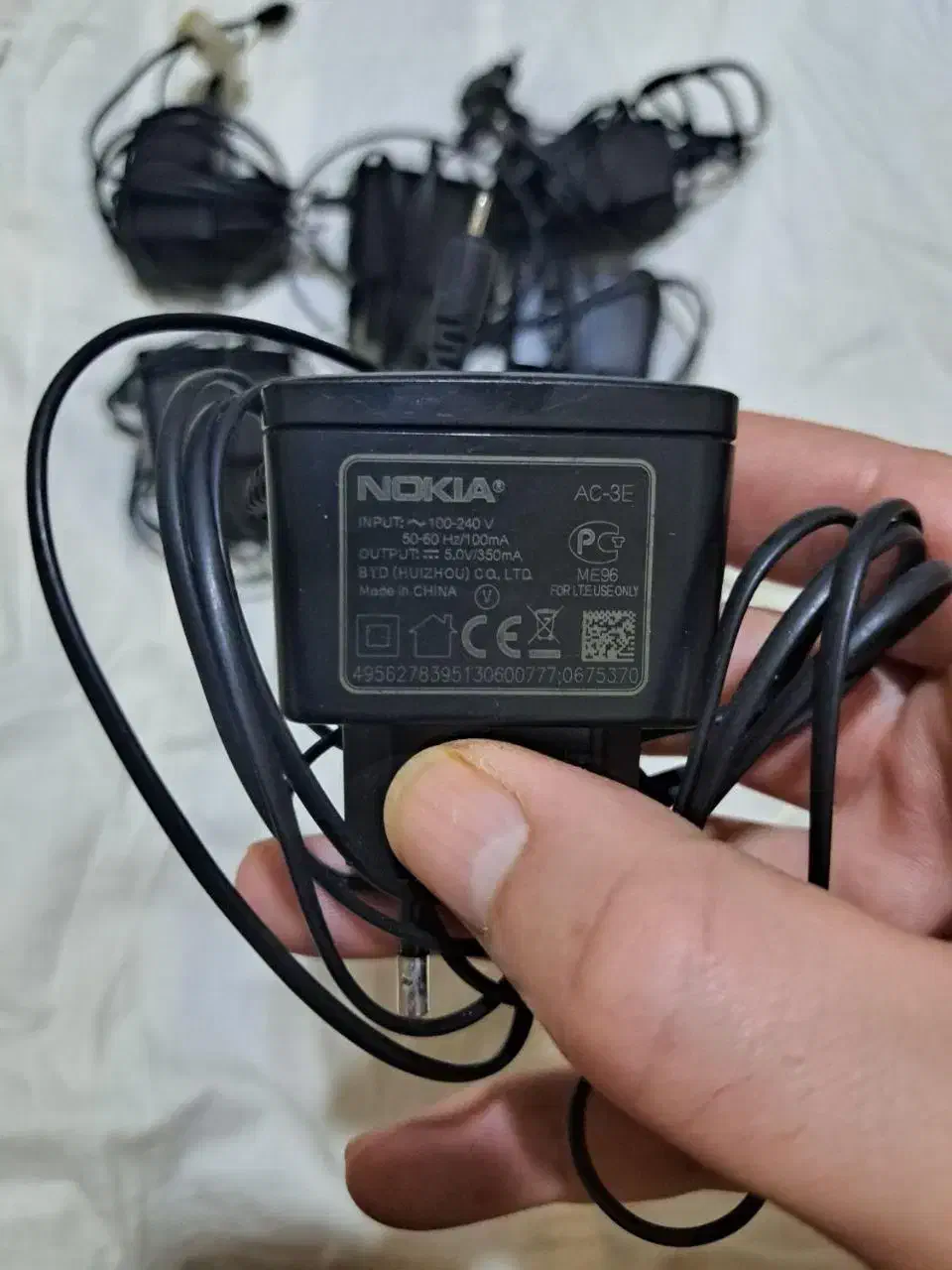 شارژر نوکیا سوزنی اصلی|لوازم جانبی موبایل و تبلت|قدس, شهرقدس|دیوار