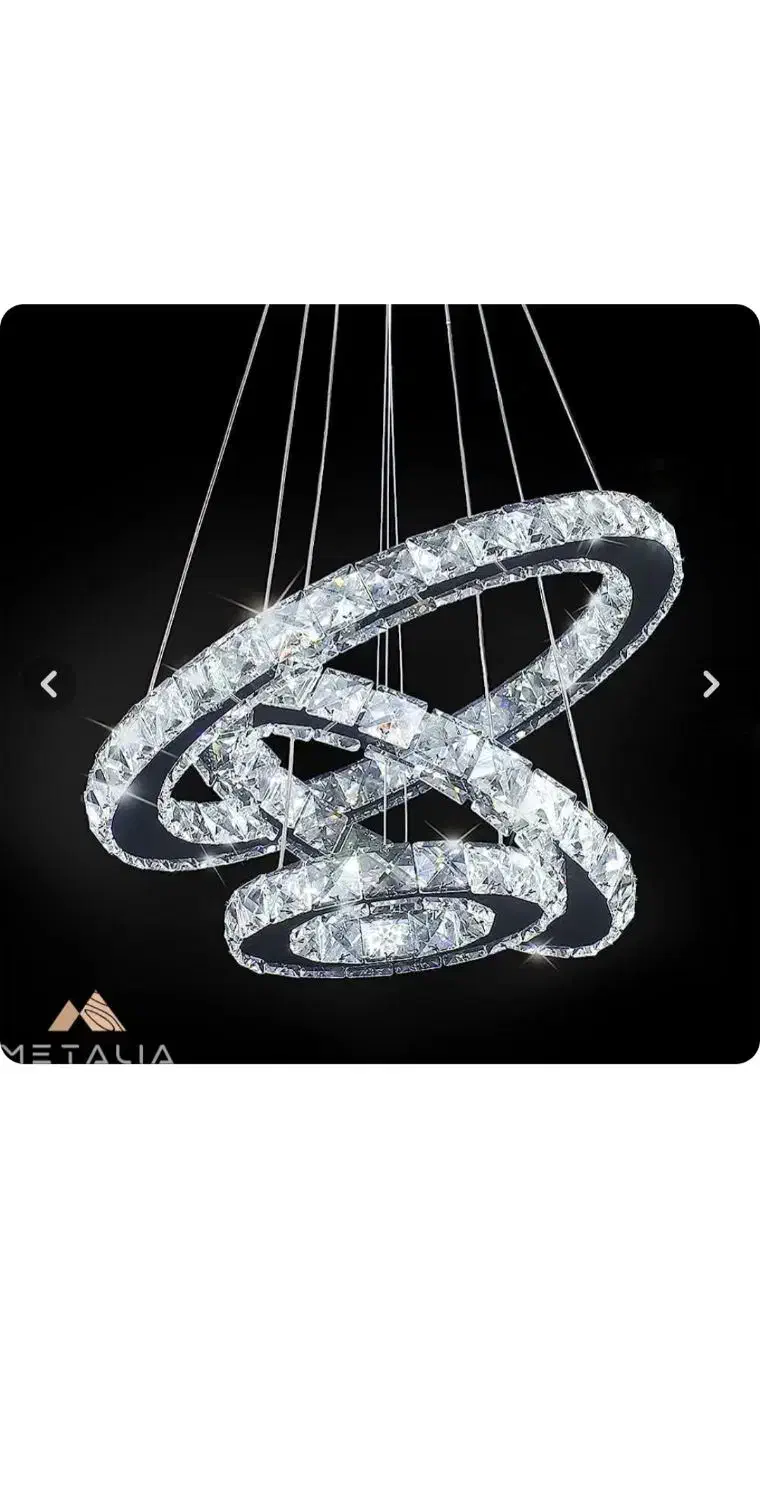 لوسترمدرن کریستالی سقفی باریموت سایز۱۵۳۰۵۰سانتیمتر|لوستر و چراغ آویز|میاندوآب, |دیوار