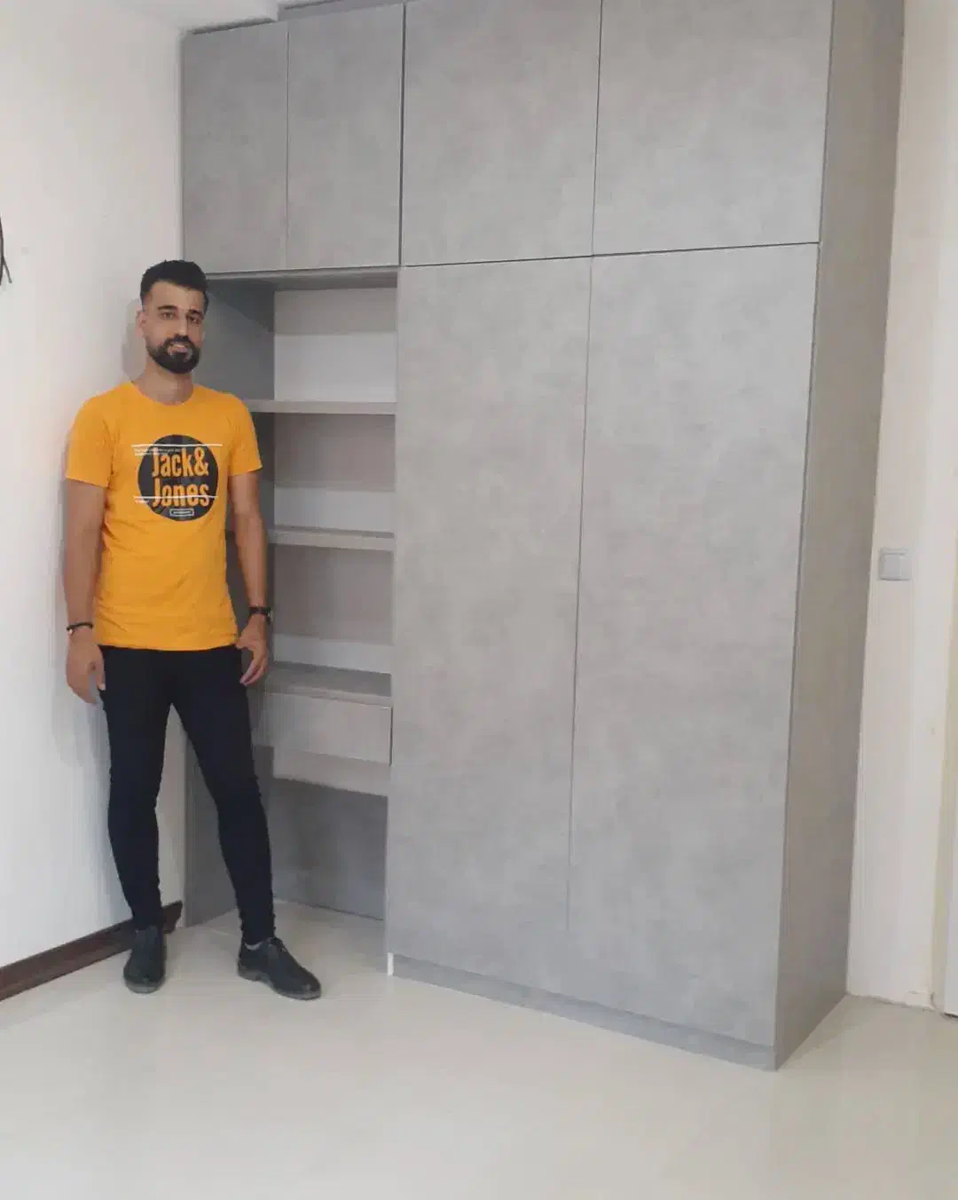 دکوراسیون داخلی کابینت کمد دیواری|جاکفشی، کمد، دراور|رشت, سلیمانداراب|دیوار