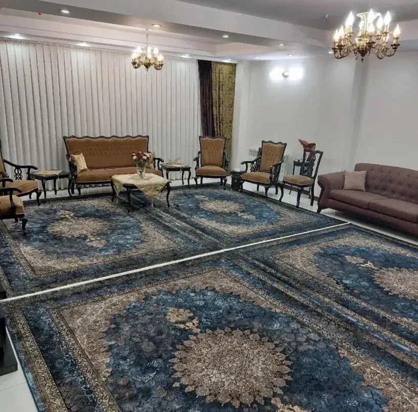 فرش فرش خلیج فارس۱۲/۶/۹طرحی کلاسیک|فرش|شیراز, لاله|دیوار