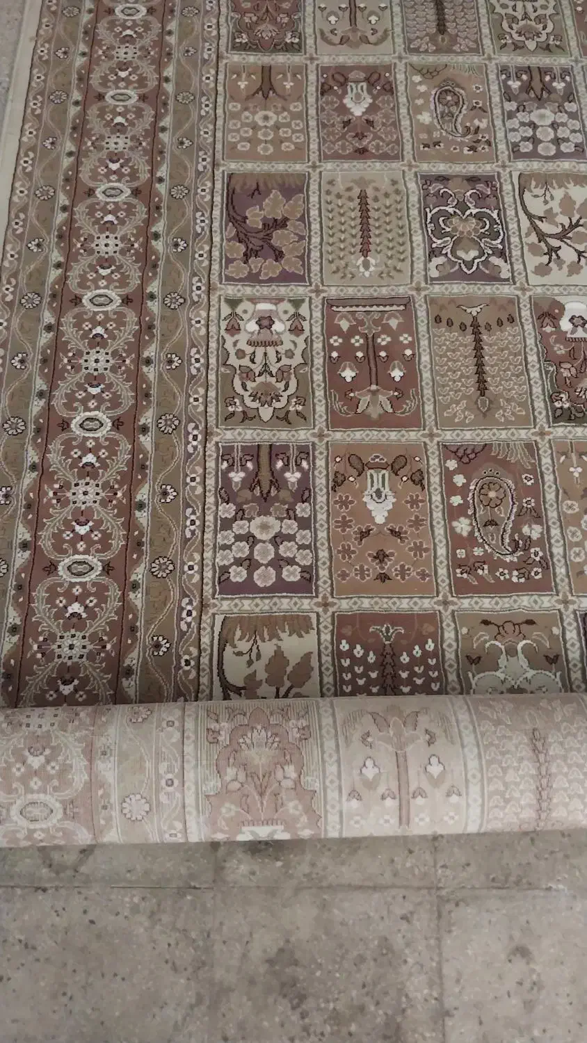 فرش ۹متری ۵۰۰شانه صدرصد آکرولیک|فرش|آران و بیدگل, |دیوار