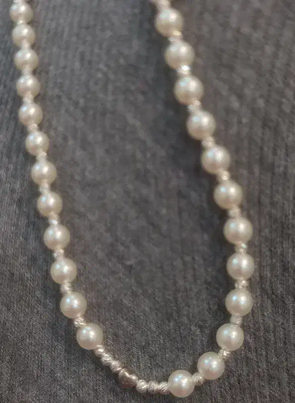 گردنبند نقره 925 و مروارید|جواهرات|خرم‌آباد, |دیوار