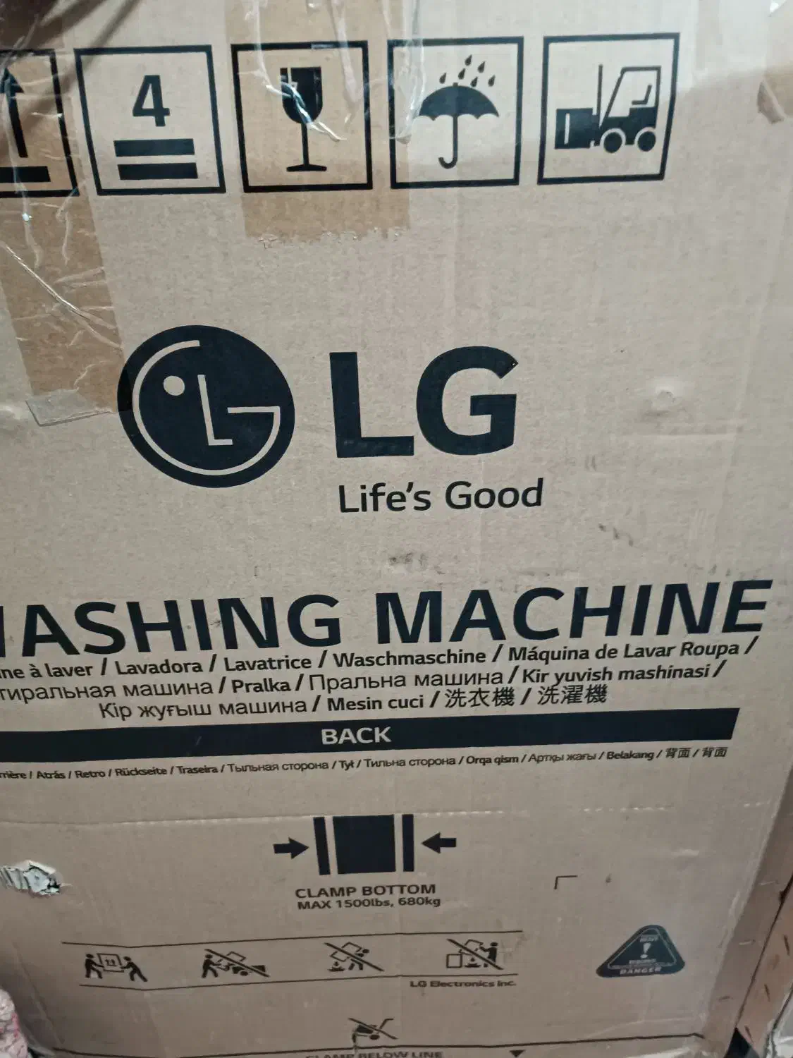 لباسشویی اصلی lg|ماشین لباسشویی و خشک‌کن لباس|صدرا-فارس, فاز ۱|دیوار