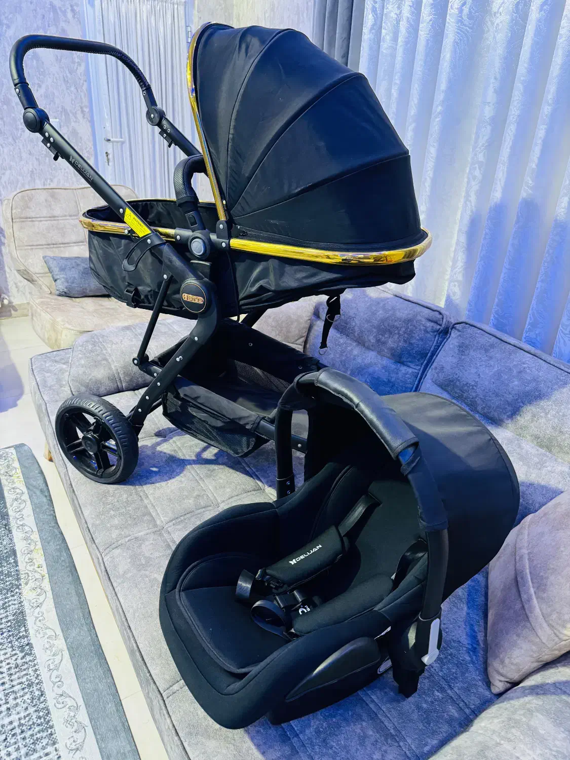 کالسکه و کریر|کالسکه و لوازم جانبی|رشت, نخودچر|دیوار