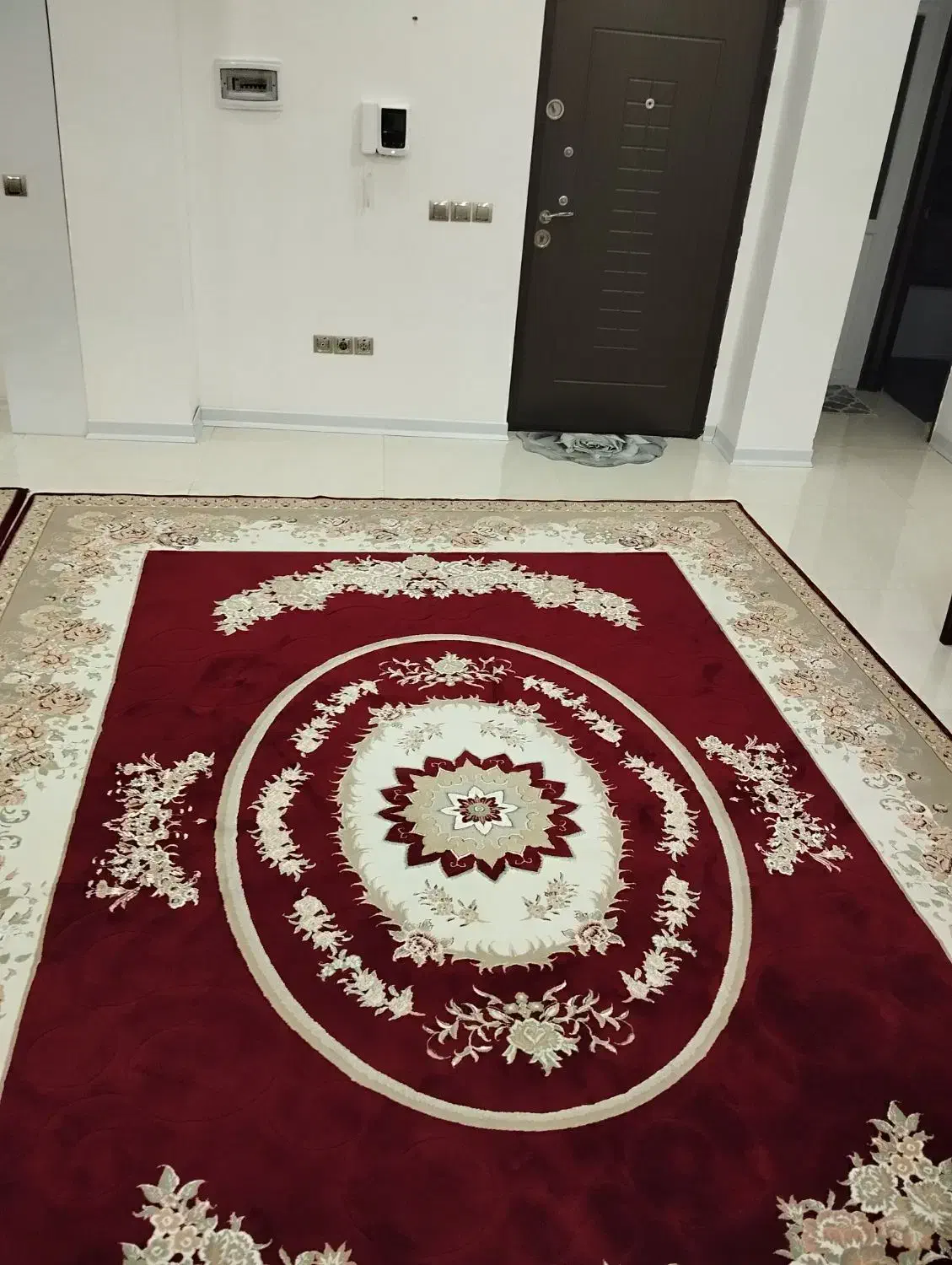 فرش ماشینی.دو قطعه فرش ۷۰۰شانه در حد نو|فرش|سامان, |دیوار