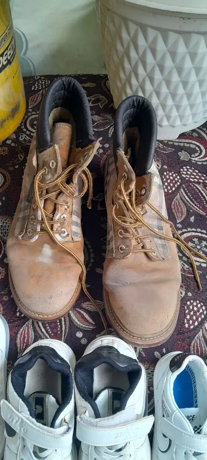 پوتین سایز بزرگ سالم و کفش بچگانه ۲۰۰|کیف، کفش، کمربند|خمام, |دیوار