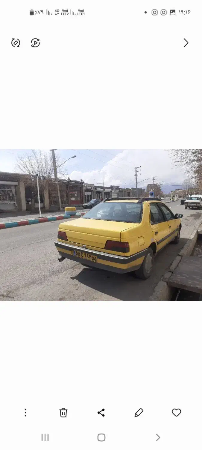 تاکسی عمومی مدل ۸۷|خودرو سواری و وانت|تهران, شهرک ولیعصر جنوبی|دیوار