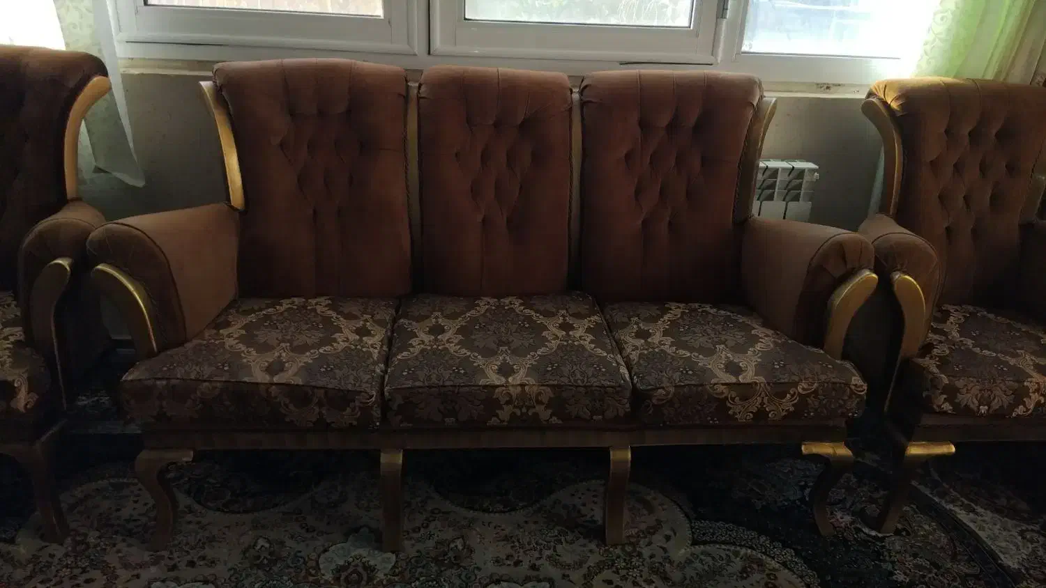 مبلمان سلطنتی  با چوب راش|مبلمان خانگی و میز عسلی|شاهین‌شهر, ۹ دی|دیوار