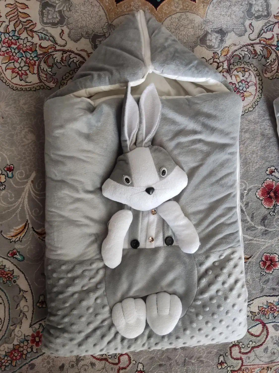 ست رخت خواب نوزاد خرگوش برجسته مخمل نو|لباس|پاکدشت, پاکدشت (مامازند)|دیوار