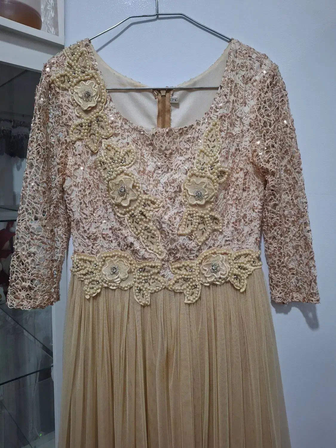 لباس مجلسی بلند کار شده|لباس|کردکوی, |دیوار