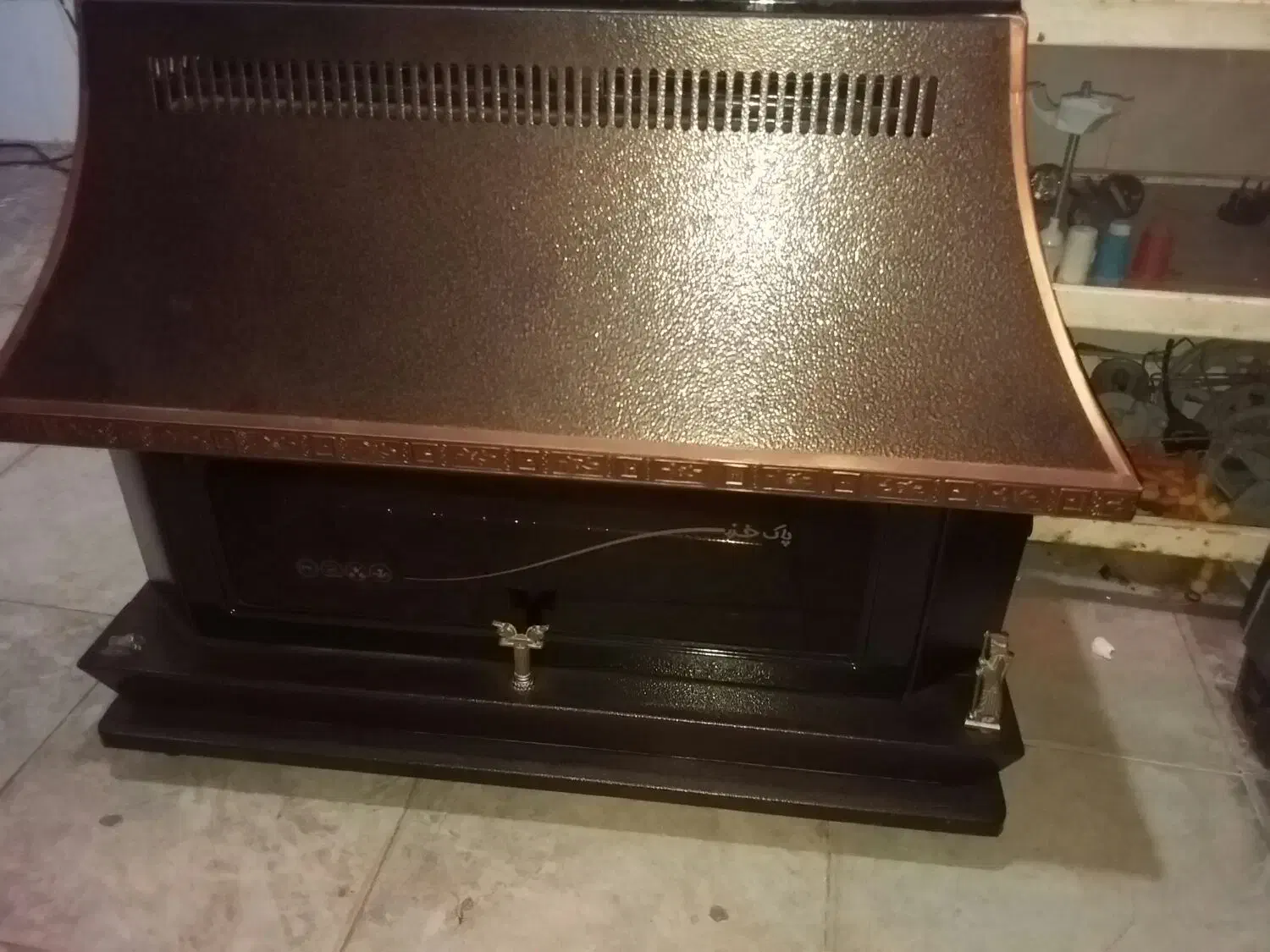 بخاری گازی شومینه ای|بخاری، هیتر، شومینه|تاکستان, |دیوار