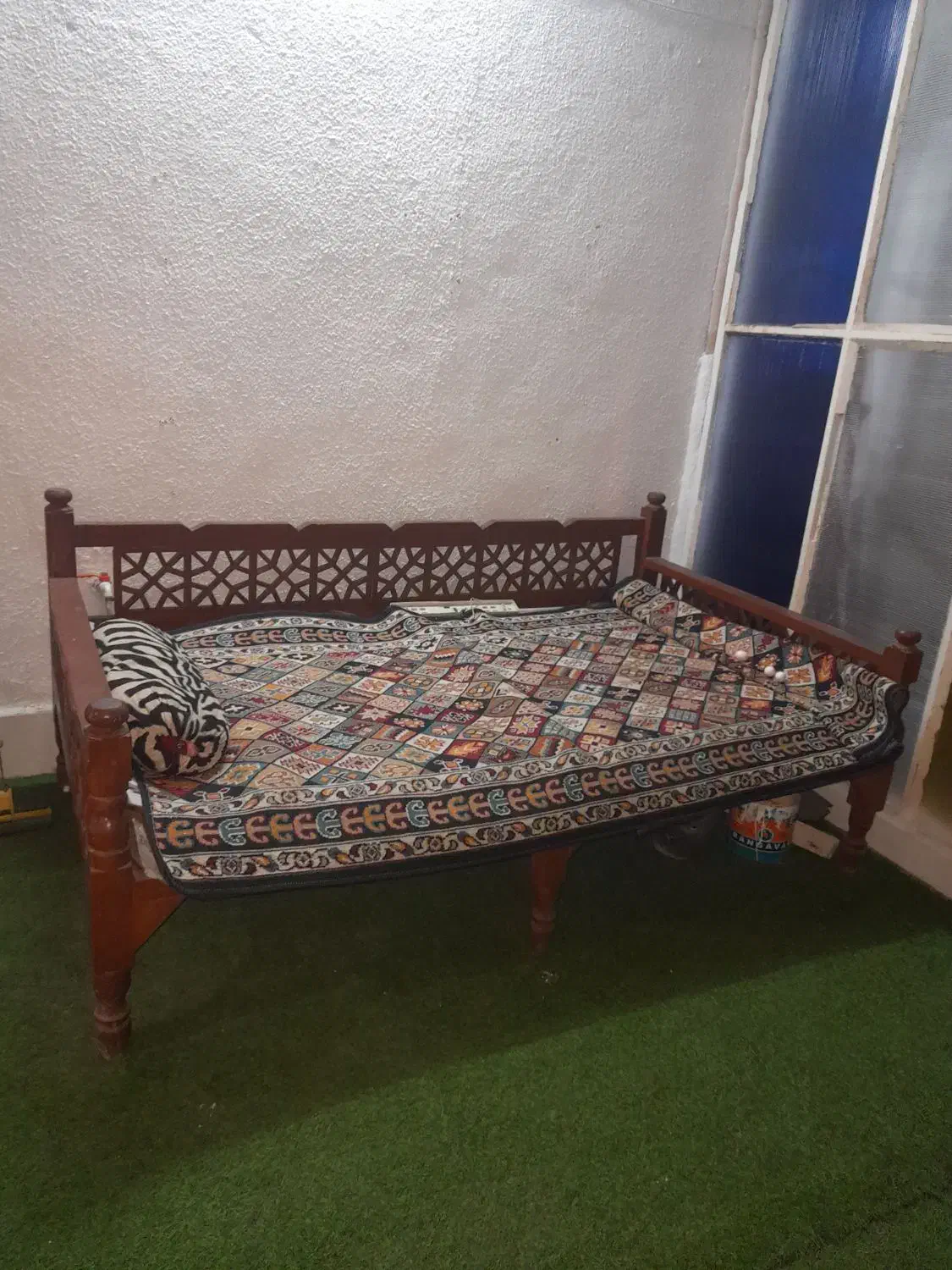 تخت سنتی|تخت و سرویس خواب|اهواز, فولاد|دیوار