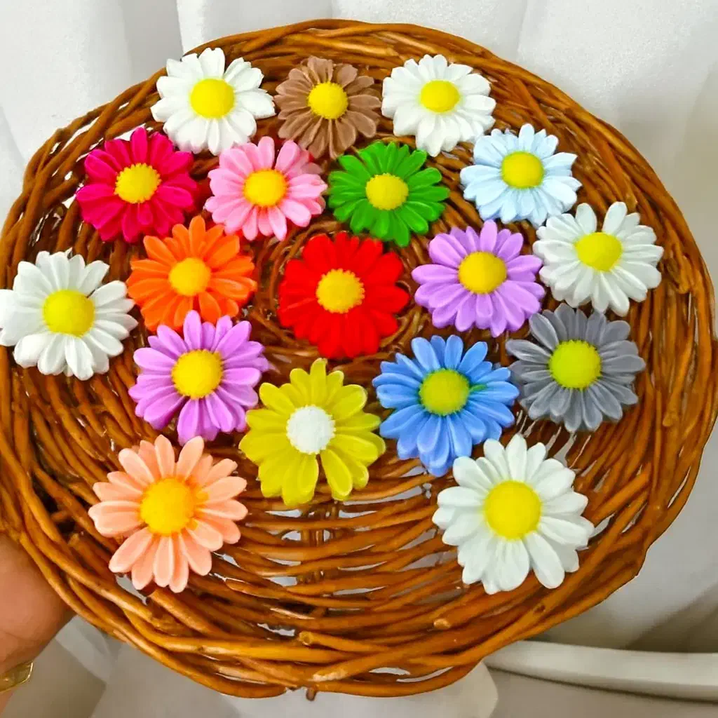 شمع گل بابونه|گل مصنوعی|داراب, |دیوار