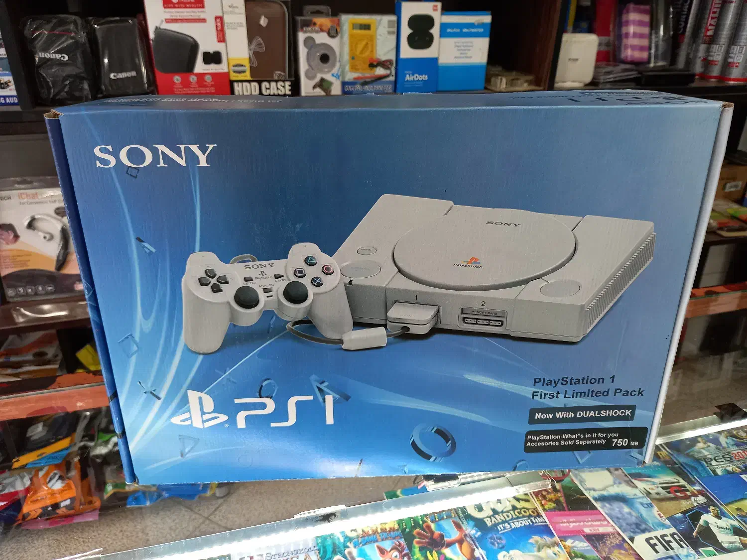 پلی استیشن 1 (PS1) سالم ، با جعبه و لوازم کامل|کنسول، بازی ویدئویی و آنلاین|کیاشهر, |دیوار