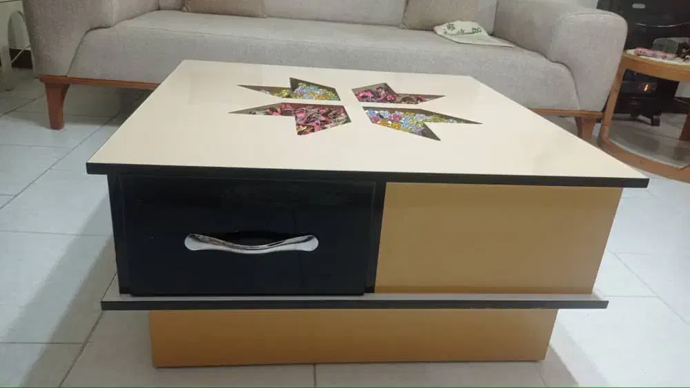 نیم ست 5نفره با میز وسط|مبلمان خانگی و میز عسلی|رشت, کاکتوس|دیوار