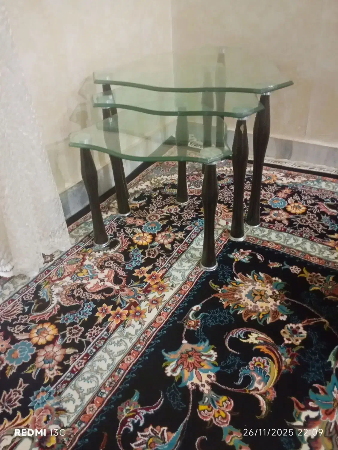 جلو مبلی شیک و باکلاس شیشه ای|مبلمان خانگی و میز عسلی|کرمانشاه, |دیوار