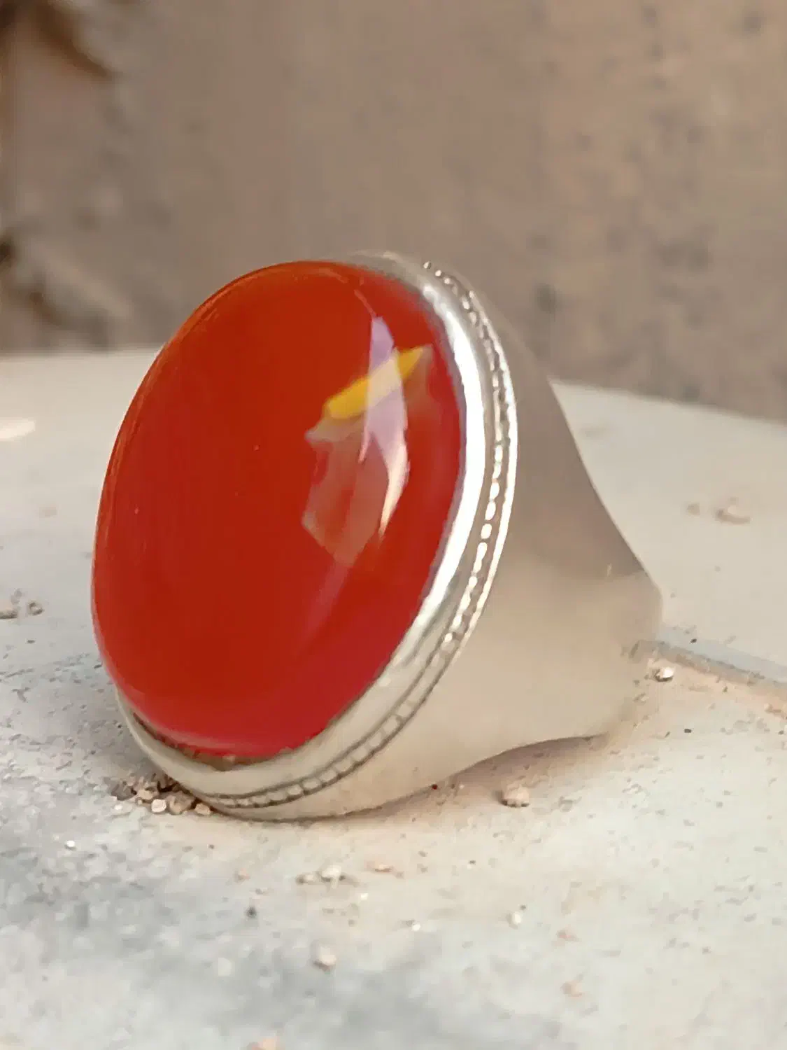 انگشتر عقیق یمنی یمنی بشرط کارشناسی|جواهرات|اهواز, شهرک برق|دیوار